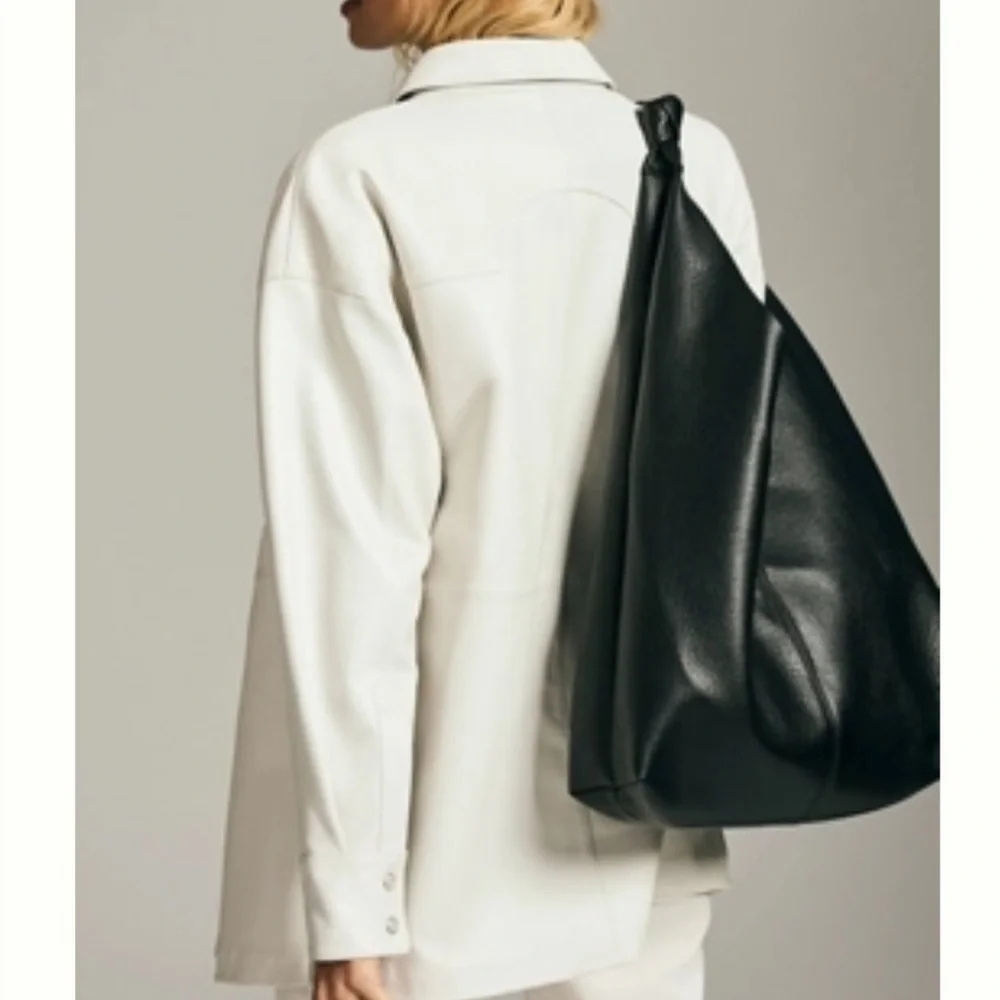 THE LOVE KNOT FAUX LEATHER BAG
